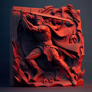 3D model Takedown Red Sabre game (STL)